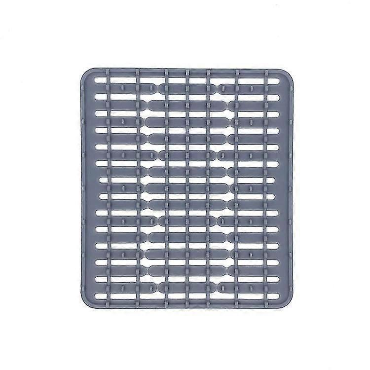 1 Pack, Silicone Sink Protector, Grid Sink Mat, Gray