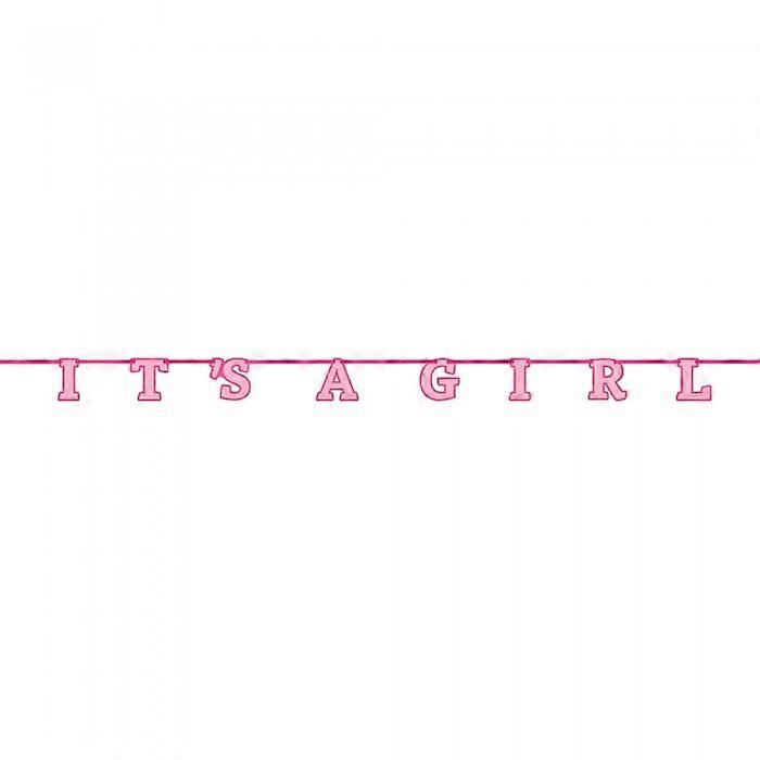Unique Party It's A Girl Baby Shower Banner