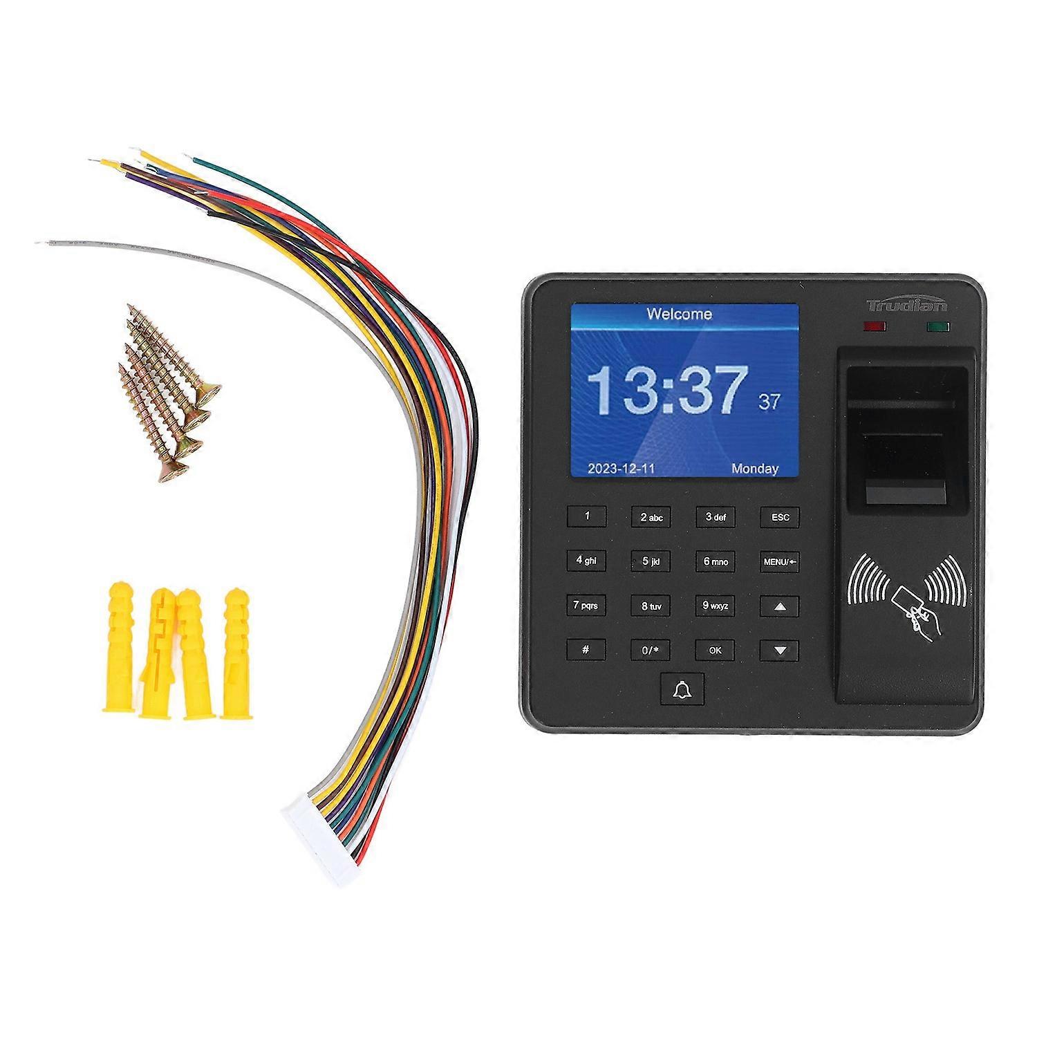Employee Attendance Machine Fingerprint Password ID Card Standalone Time Attendance Time Clock Punch
