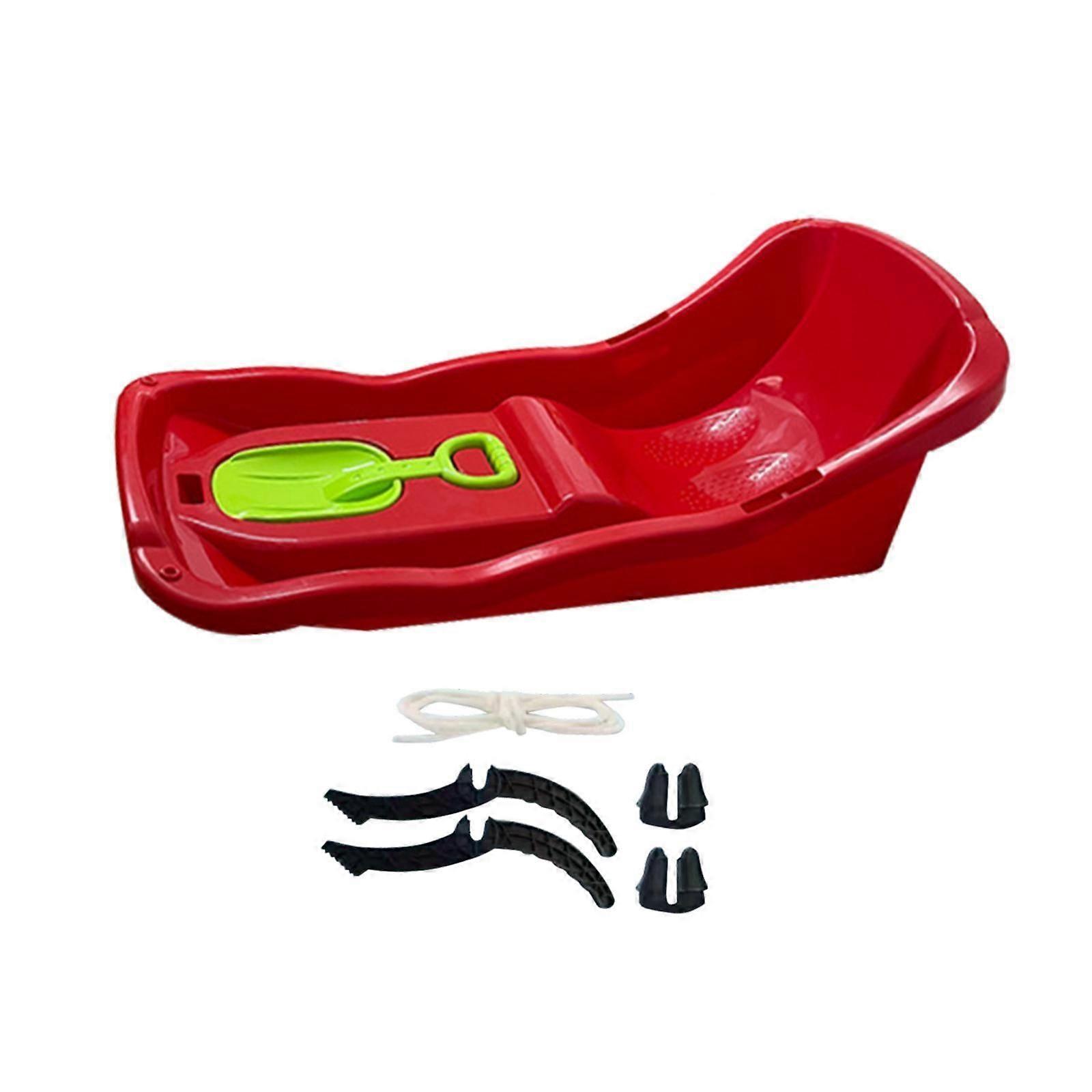 36.22インチスノーそりスノーリュージュ冬の雪のおもちゃスキー裏庭グラスサンドレッド