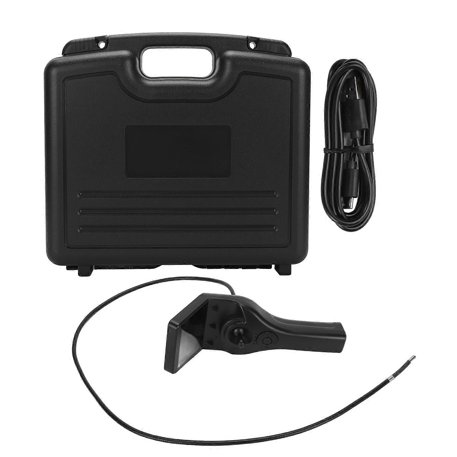 Wifi Borescope 1080P HD Waterproof 3.5in IPS Screen 6mm Four Way Articulating Borescope with LED Lights for Car Engine 3 m / 9.8ft