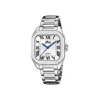 Lotus square series Women's Analog Quartz Watch with Stainless Steel Bracelet 18967/1