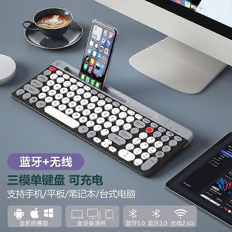 Rechargeable Wireless Bluetooth Keyboard And Mouse Set Mute Laptop Desktop Computer Apple Ipad Android Universal