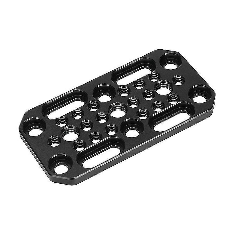 Lanxri Multihole Cheese Plate Camera Mount Expansion Board With 1/4" & 3/8" Mounting Points & Grooves