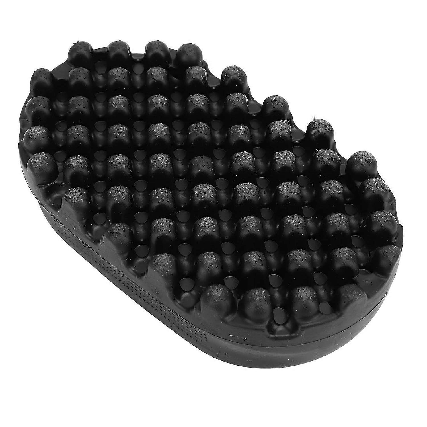 Hair Sponge, Rubber Curling Hair Brush Afro Hair Sponge Barber Brush Washable Brush for Afro, Coils, Compact and Non Slip, Convenient Use