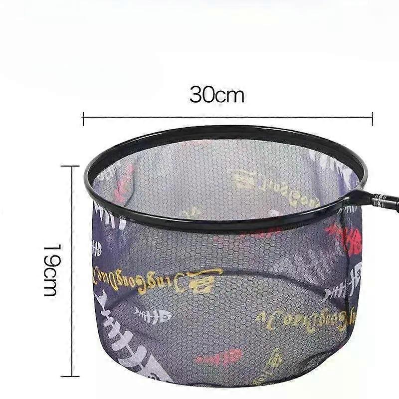 Aluminum Alloy Fishing Net 30/35/40cm Head Ultra Light And Anti-Snagging With Storage For Outdoor Fishing Tool