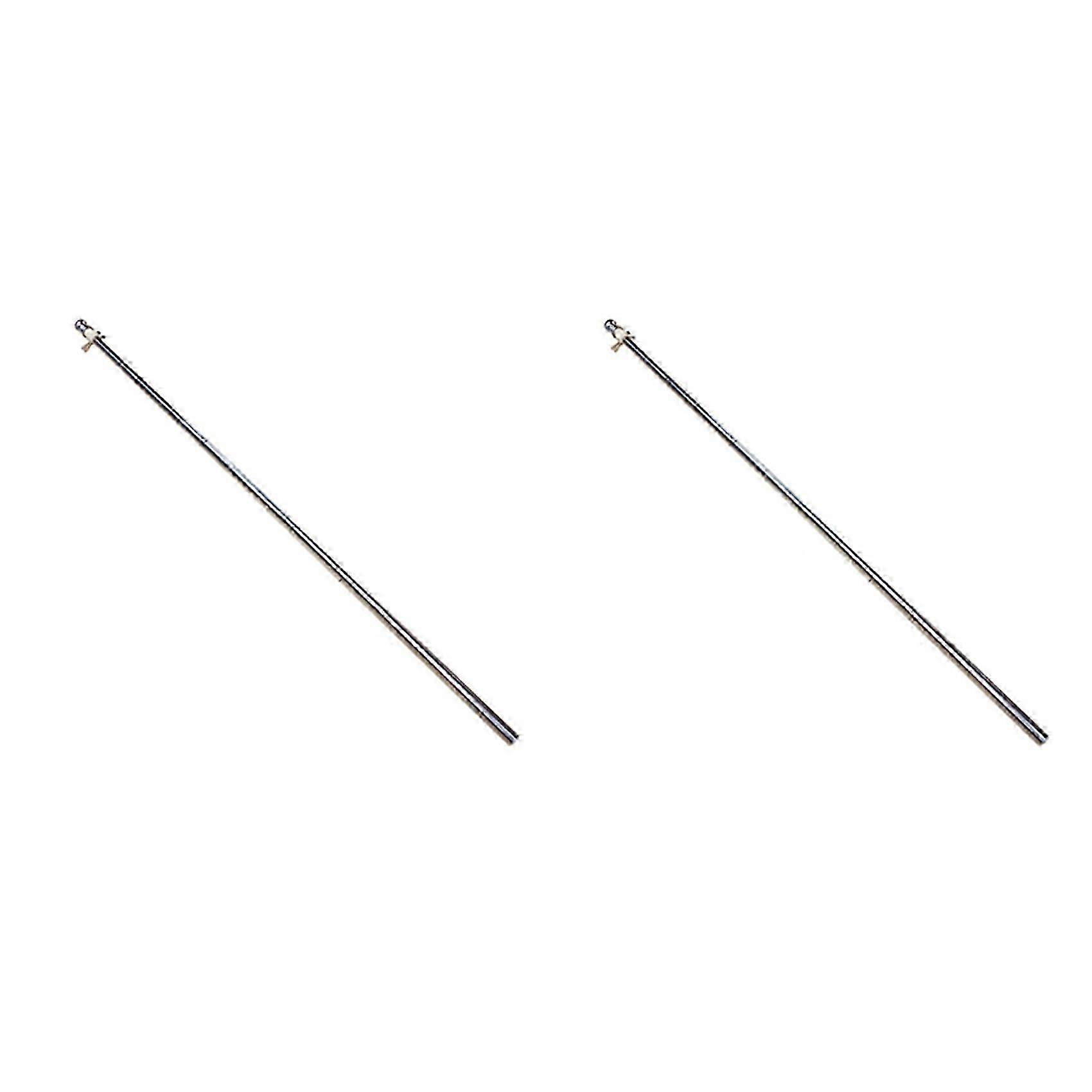 2X Flagpole, Stainless Steel Flagpole, Κατάλληλο συμβατό με House Courtyard Garden, Anti-Rust Flag Holder (