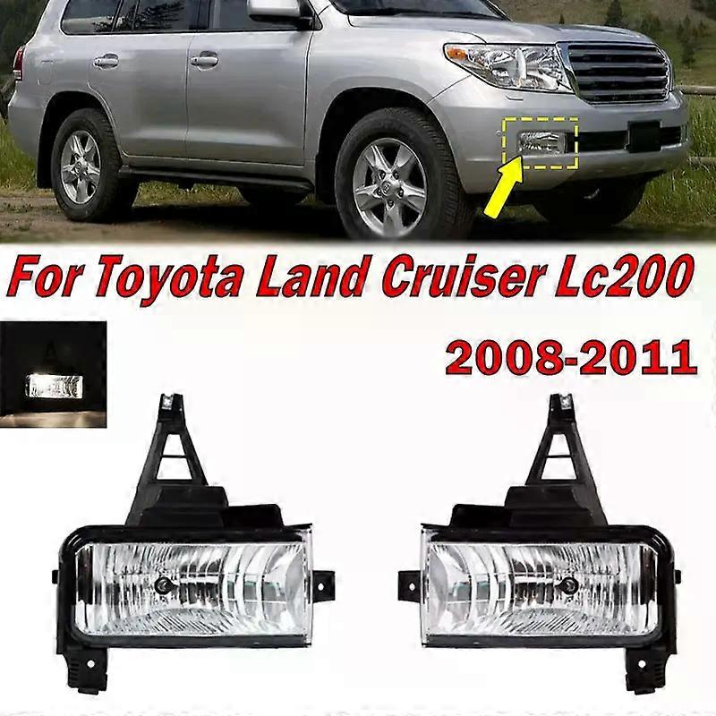 Car Accessories For Toyota Land Cruiser Lc200 5700 2008-2010 2011 Car Front Bumper Fog Light Daytime Running Lights Signal Lamp