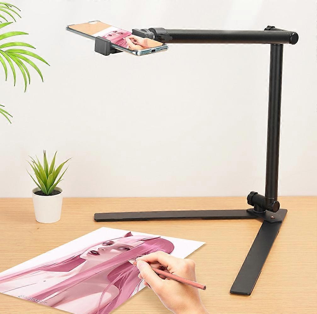 DT-06 Desktop Overlook Handy-Halterung Kamera Fülllicht Universelle faltbare Halterung