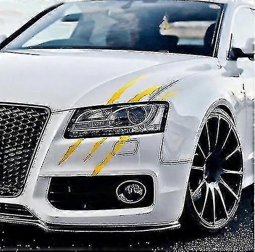 Auto Car Stickers, Reflective Monster Claw Scratch Stripe Marks Headlight Decal