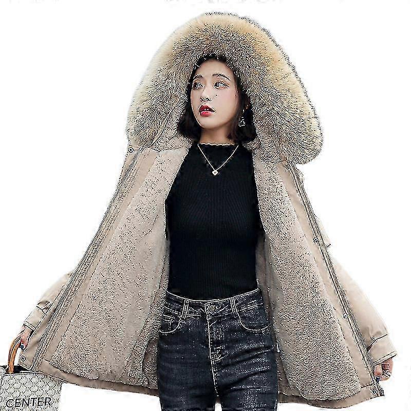 compatible with Women's Winter Hooded Jacket compatible with Warmth