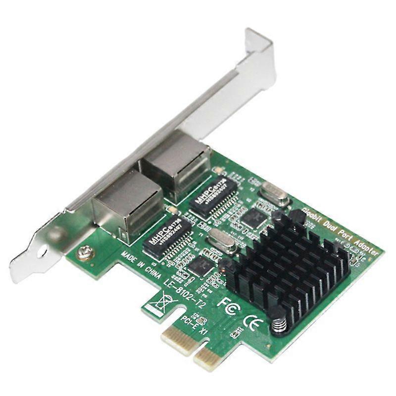 Dual-Port Slot Pci-E X1 Rj45 Interface Gigabit Ethernet Network Card 10/100/1000Mbps Rate 8111G Adapter