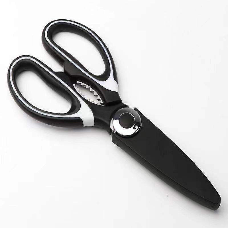 Rust Resistant Ultra Sharp Kitchen Scissors for Meat, Chicken, Fish, Vegetables, Herbs - Stainless Steel, Multi-Function, Ergonomic Design