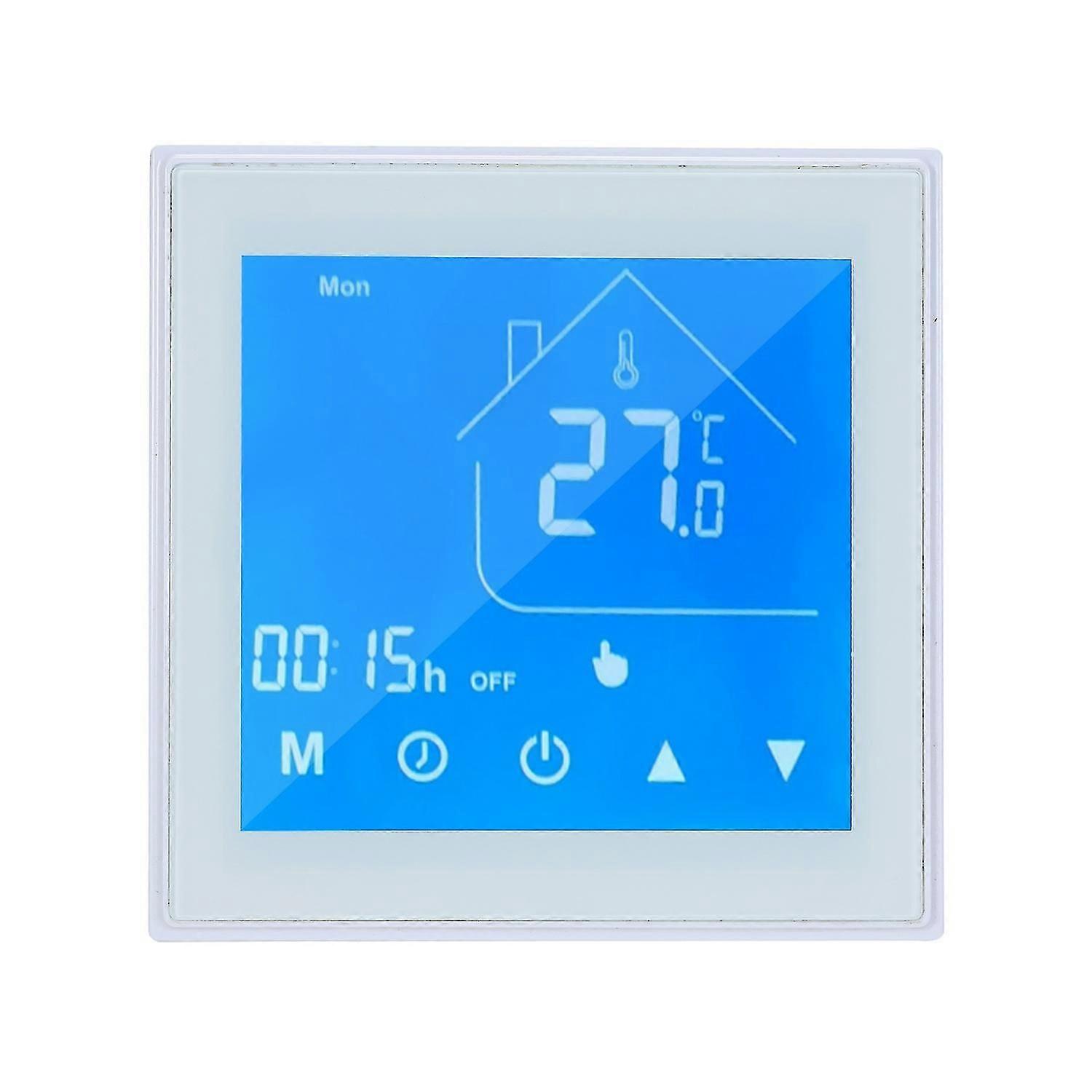 WiFi Smart Thermostat Temperature Controller LCD Display Week Programmable for Water/Gas Boiler Ewel
