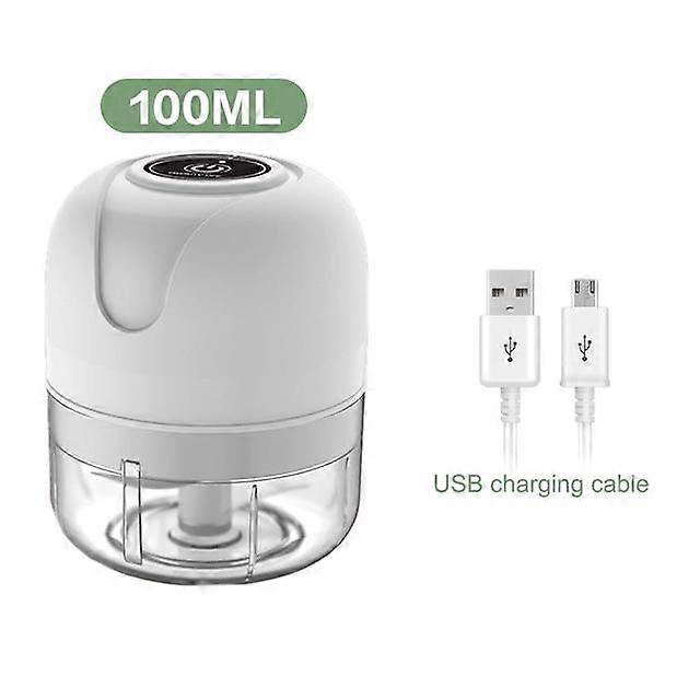 Mini USB Wireless Electric Garlic Masher Press Mincer Vegetable Chili Meat Grinder Food