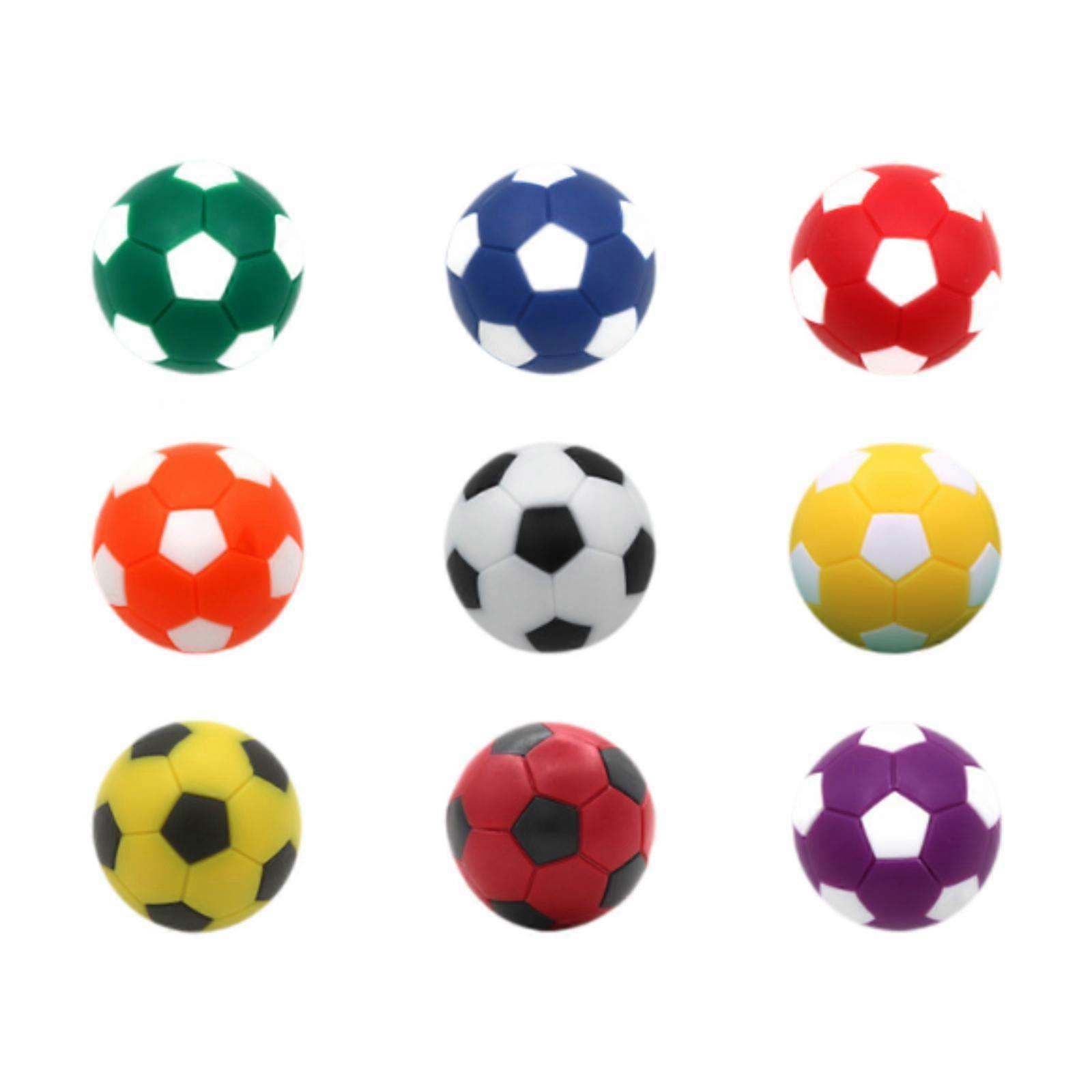 9Pcs Foosball Table Balls Soccer Table Game Balls for Match Toy Club Party