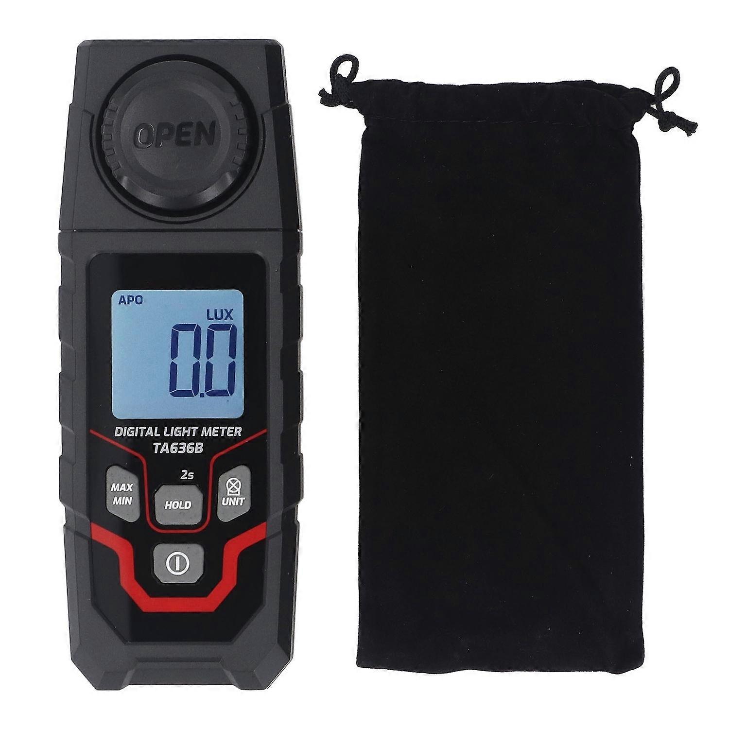 Bluetooth Light Meter 200000LX Range 0.1LX Resolution High Precise Probe Bluetooth Digital Illuminan