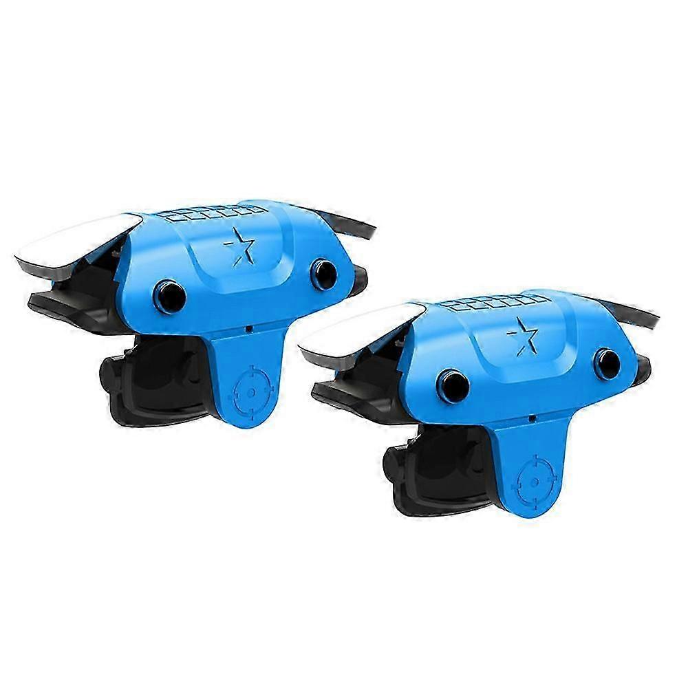 for Controller Mobile Phone Trigger Gamepad Gaming L1 R1 Controller for PUGB Android -Blue