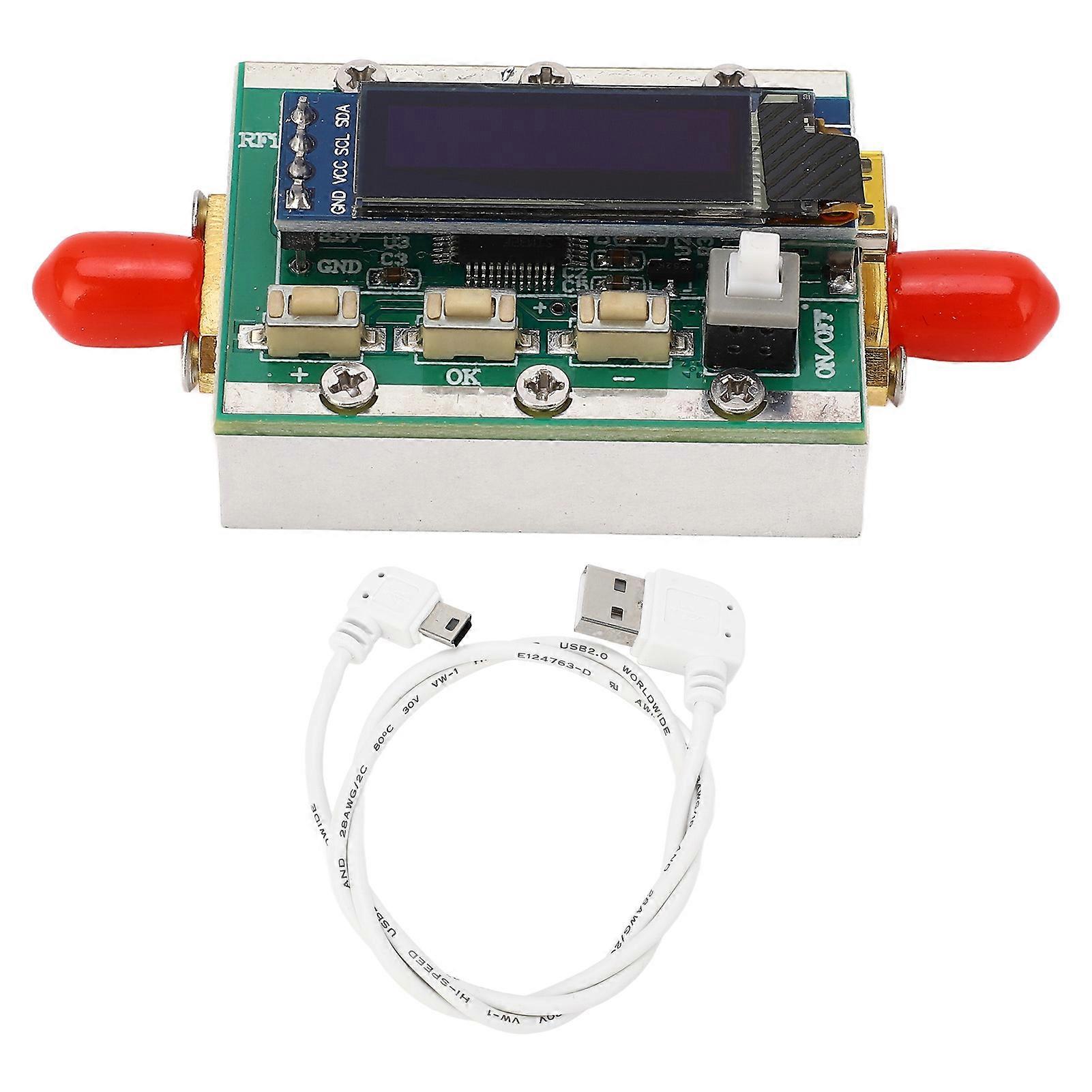 RF programmerbar demper 1-3800MHz digital modul 0-31dB justerbar 1dB trinn tilbake CNC-skall PC kontrollerbar 5V