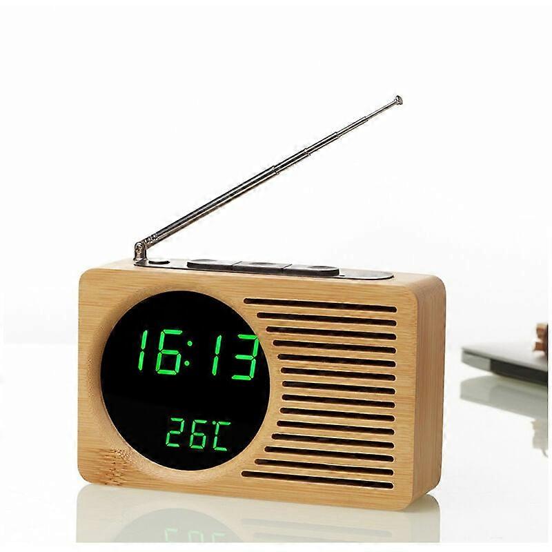 Radio-horloge électronique - Vert