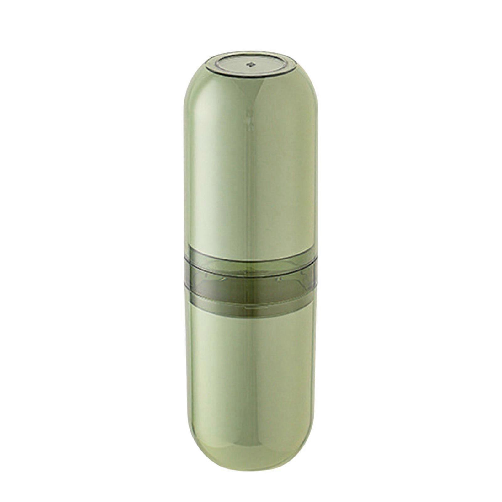 Portable Travel Toothbrush Holder Split into Four Cups Containers for Traveling