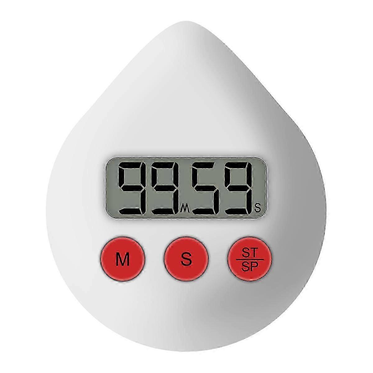 Digital Bathroom Clock Waterproof Shower Clock Timer Temperature Humidity Visual Countdown Timer Wa