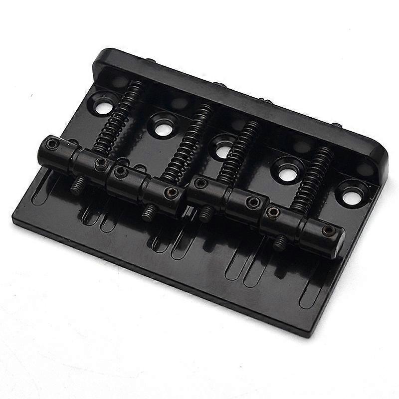 4 String Hardtail Bass Guitar Bridge for PB Black