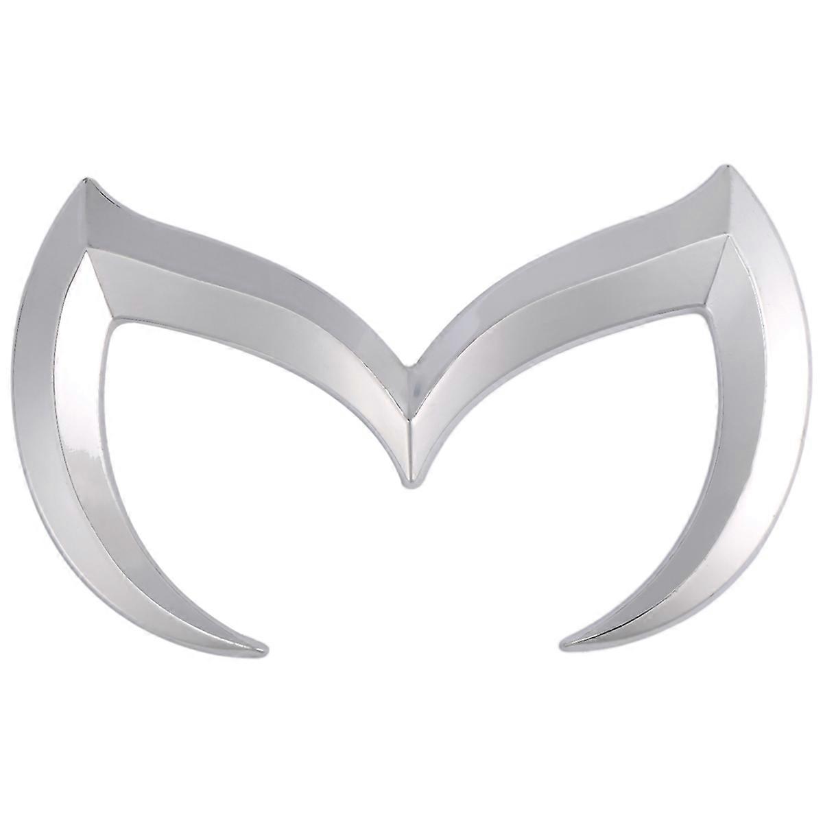 Silver M Logo Emblem Badge Decal for All Model Car Body