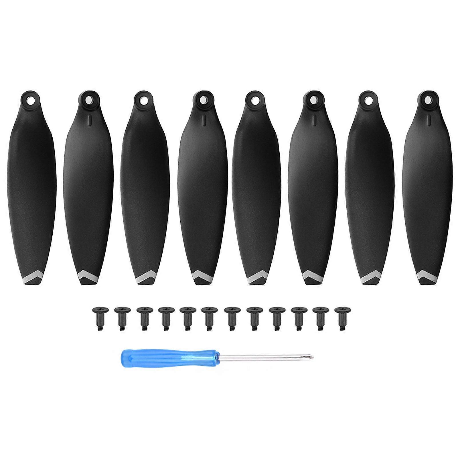 Propellers Kit with Screws & Screwdriver for FIMI X8 Mini/Pro Low Noise Props Quick Release Drones Accessory Silver