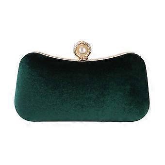  Kvinner Kveld Skulderveske Brude Velvet Clutch Party Prom Bryllup Crossbody veske veske veske