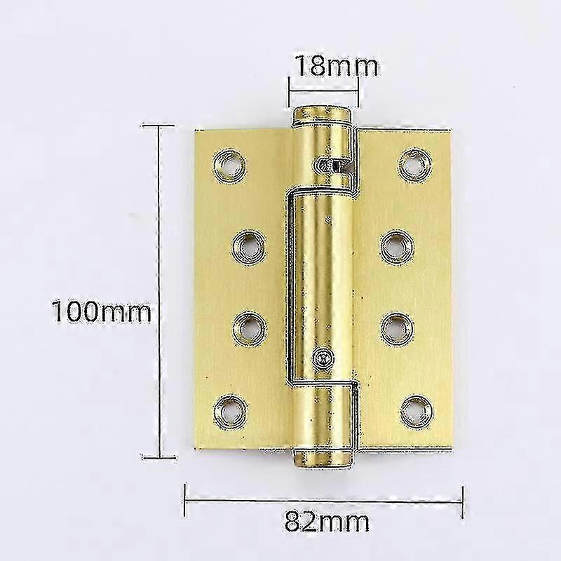 Christmas Spring Hinge Invisible Door Self-closing Buffer Damping Hinge Automatic Door Closer Hidden Door