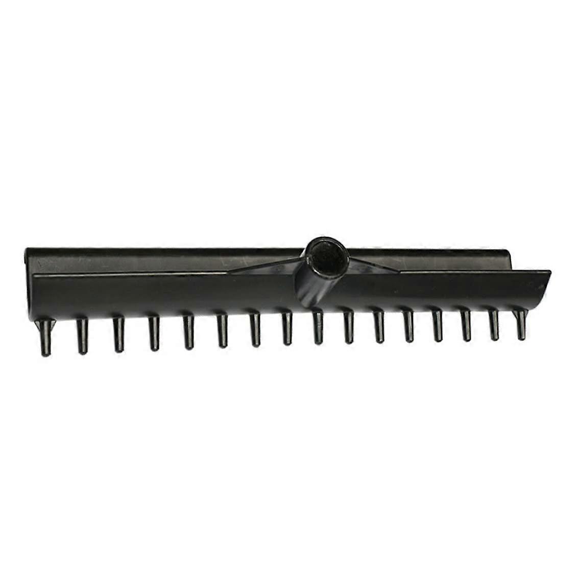 Double-sided golf bunker rake for bunker course care