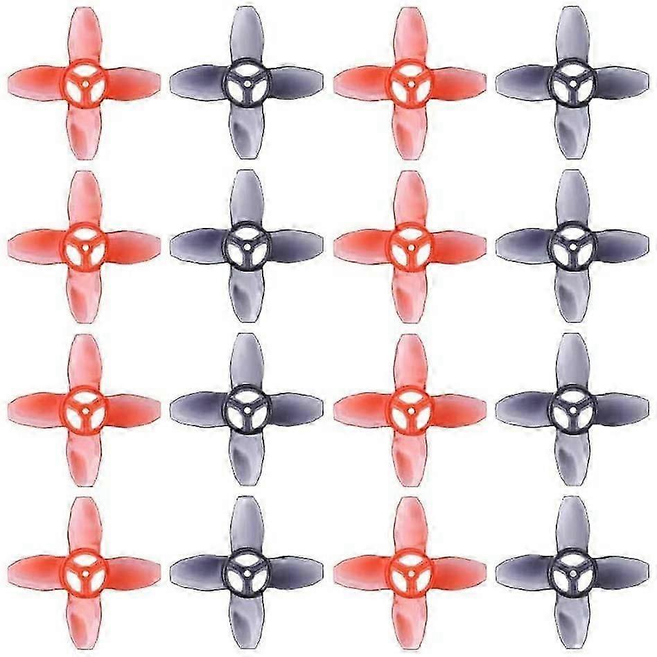 suitable for 16Pcs for Avan Tinyhawk TH Turtlemode Propeller 40mm 4-Blade 1.5mm Hole,for 0802 Motor Indoor FPV R-YI  WU  CHUN  HUI