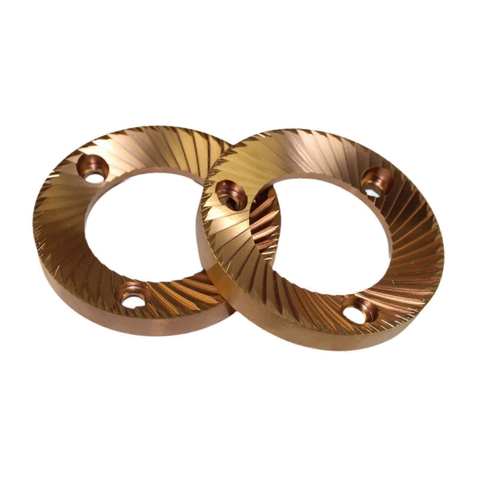 Premium Flat Burrs for Espresso Machines Enhanced Performance 64mm
