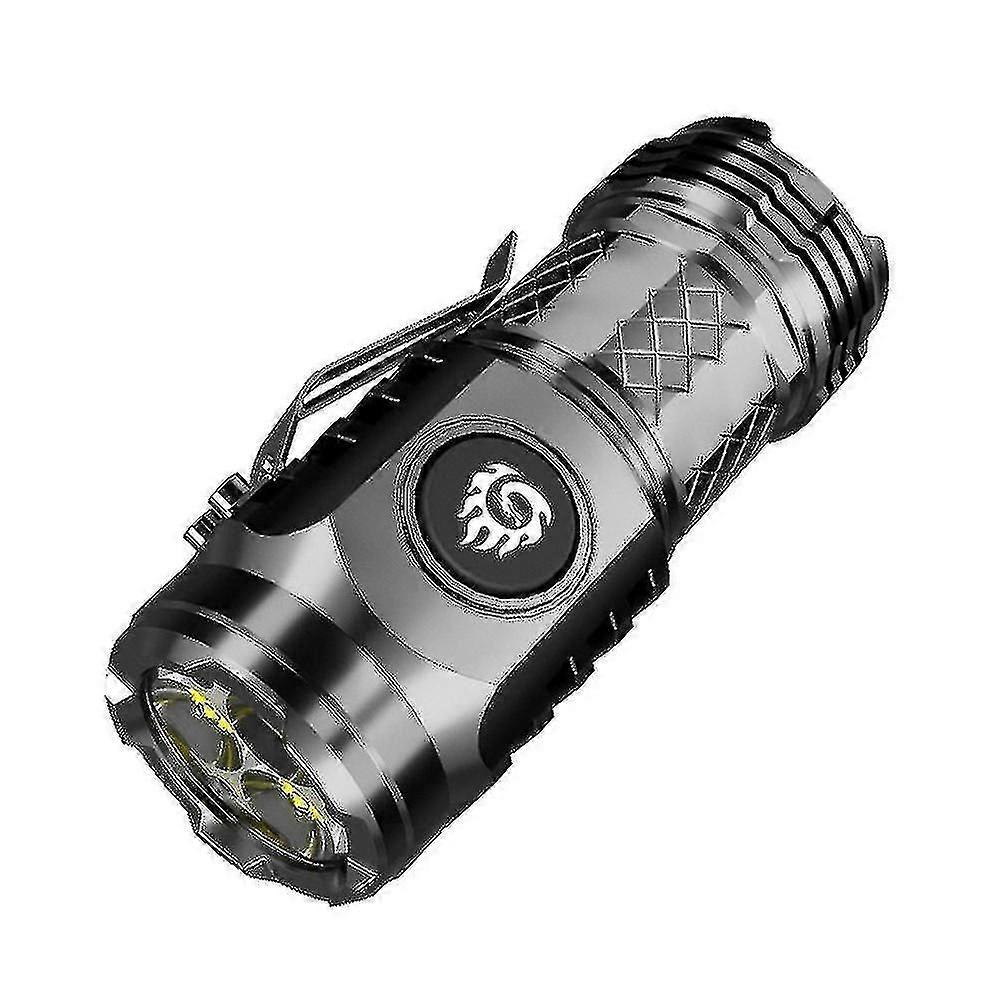 Three-eyed Monster Mini Flashlight, Led Flashlight High Lumen Rechargeable