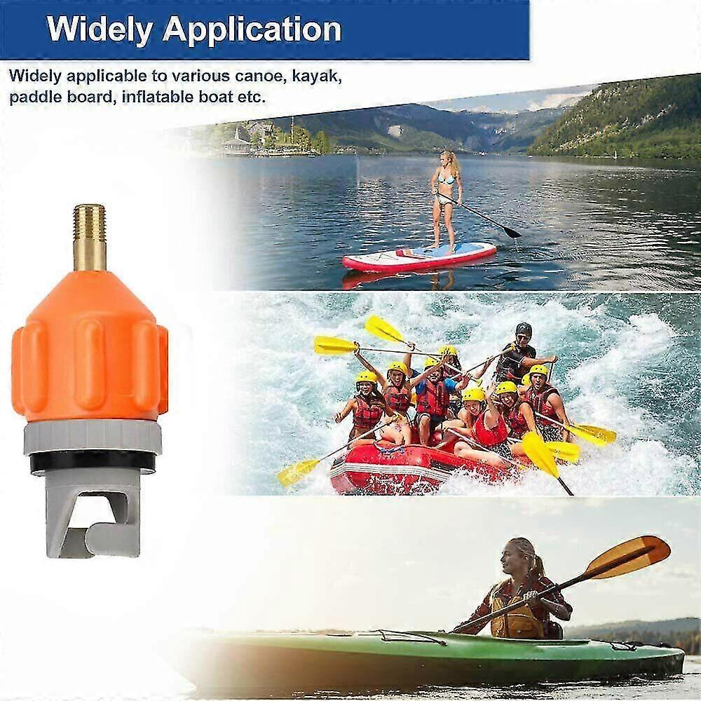 1pc Inflatable Boat Sup Pump Adapter Air Pump Valve For Kayaking