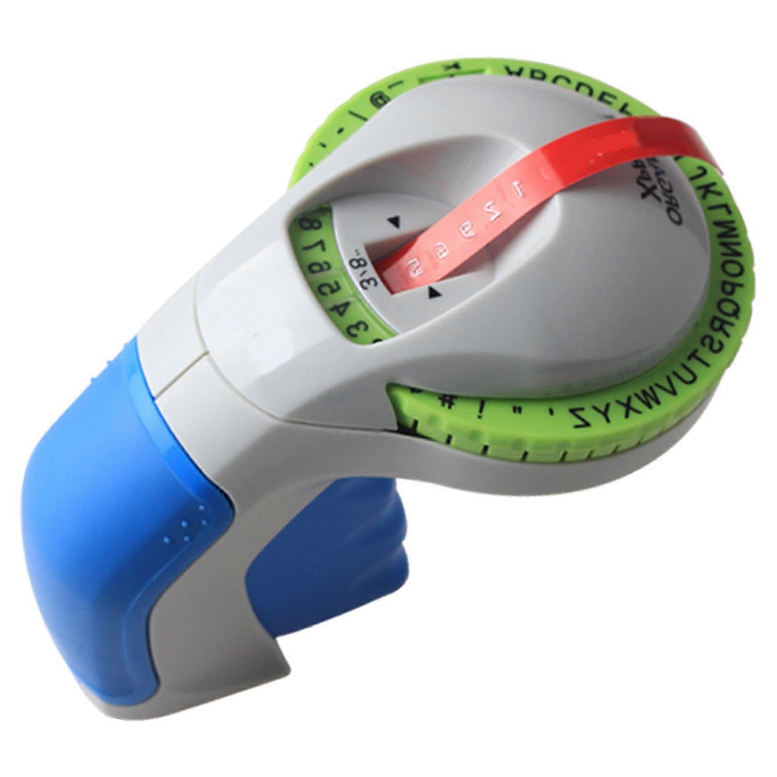 Manual Label Embosser Three Dimensional Texture Self Cutting Portable Handheld DIY Embossing Label Maker