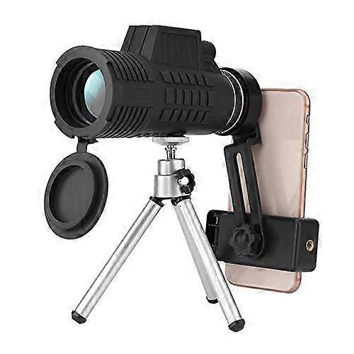 Monocular Telescope 50 x 60mm, High Powered With Phone Clip Tripod, Waterproof Optical Glass For Birdwatching Hiking