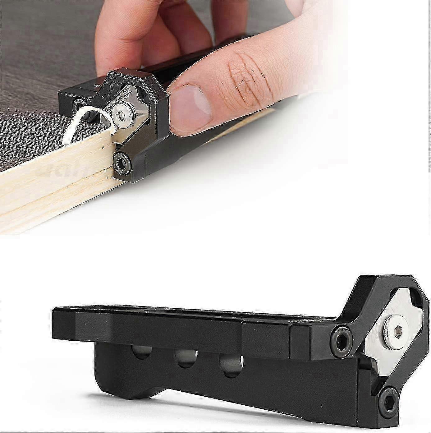 Woodworking Edge Banding Trimmer, Veneer Edge Trimmer Manual Wood Planer Arc Scraper Chamfer Planer 