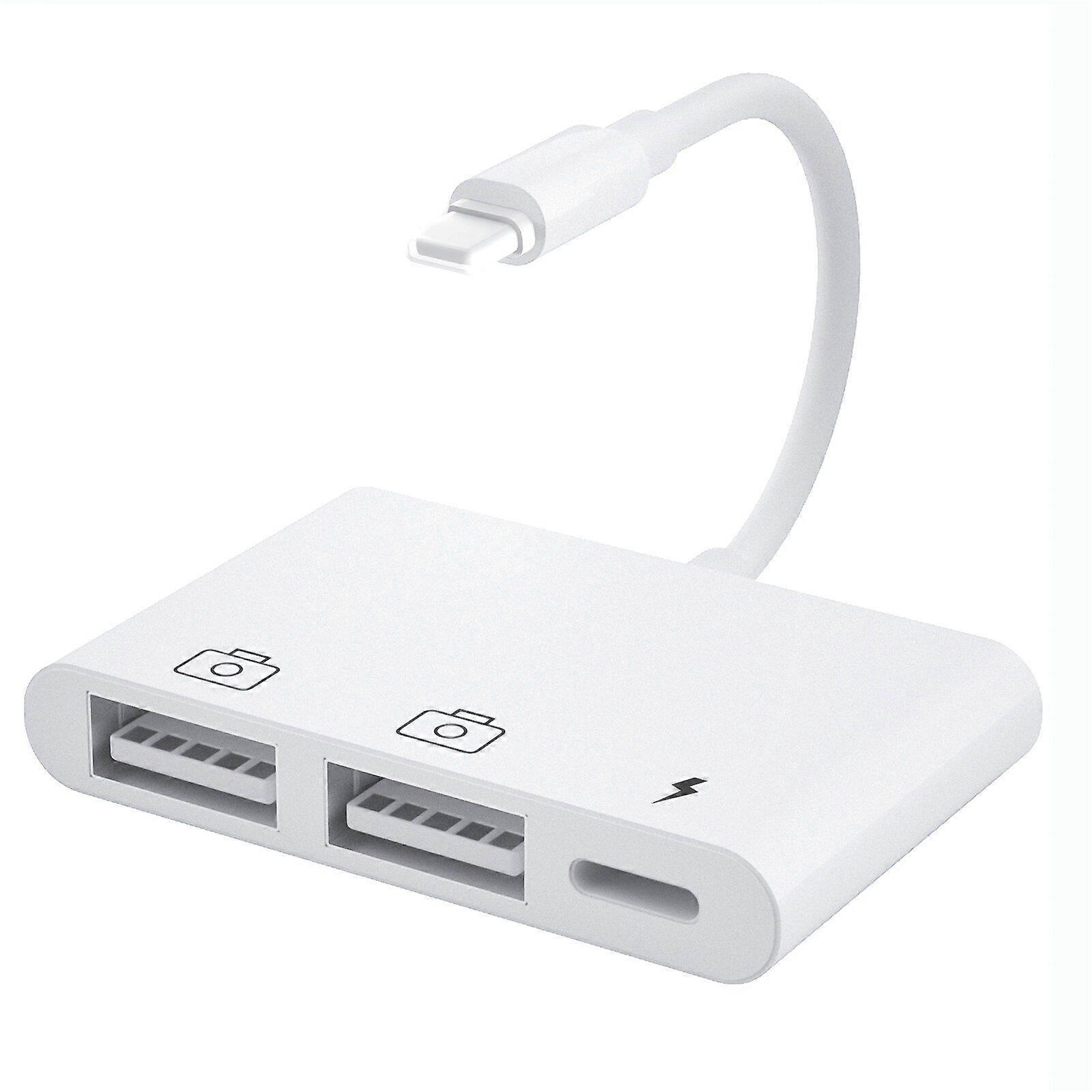 Lightning Adapter to USB OTG Hub, U-Disk SD Card Reader, Keyboard Adapter and Camera for iPhone X XS 11Pro Max 13 iPad