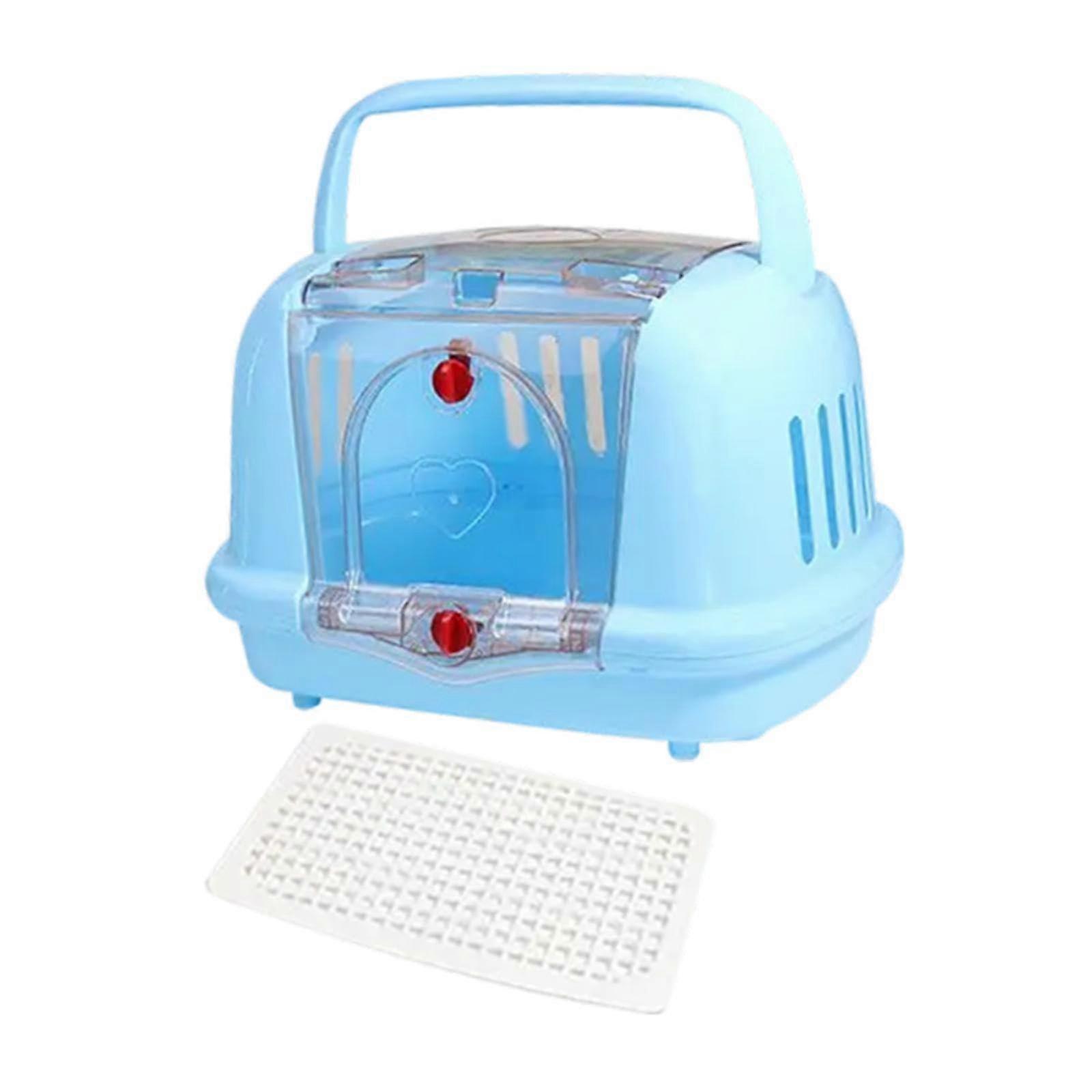 Dog Crate Pet Travel Carrier for Cats and Dogs, Sturdy and Breathable, Airline Approved, Blue, Suitable for Camping and Travel