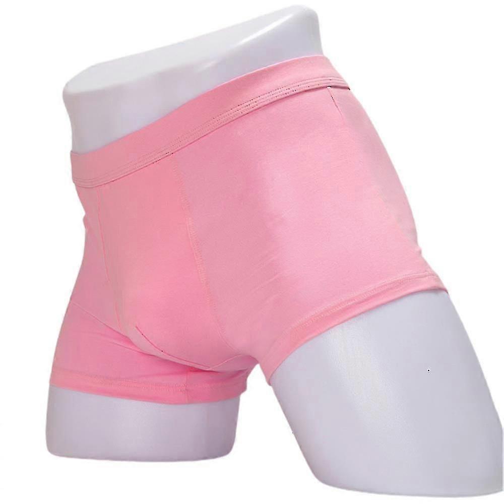 Mens Comfy Boxers Underwear Stretchy Solid Underpants
