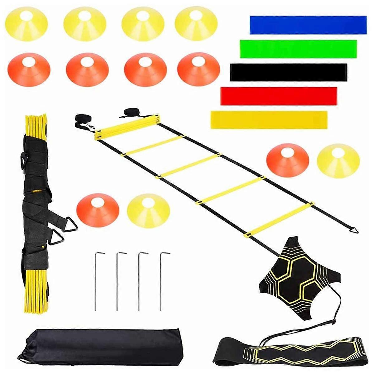 Soccer Agility Training Equipment Set Solo Soccer Trainer