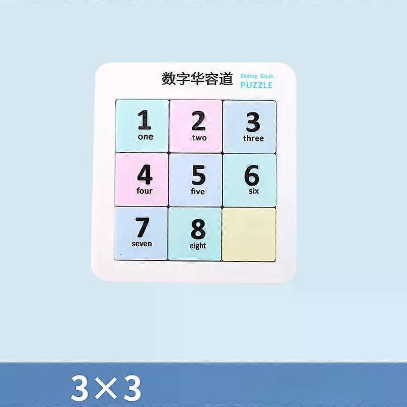 Magnet Suction Number Huarong Road Math Puzzle Children Students Concentrate Fun Puzzle Breakthrough Board Game
