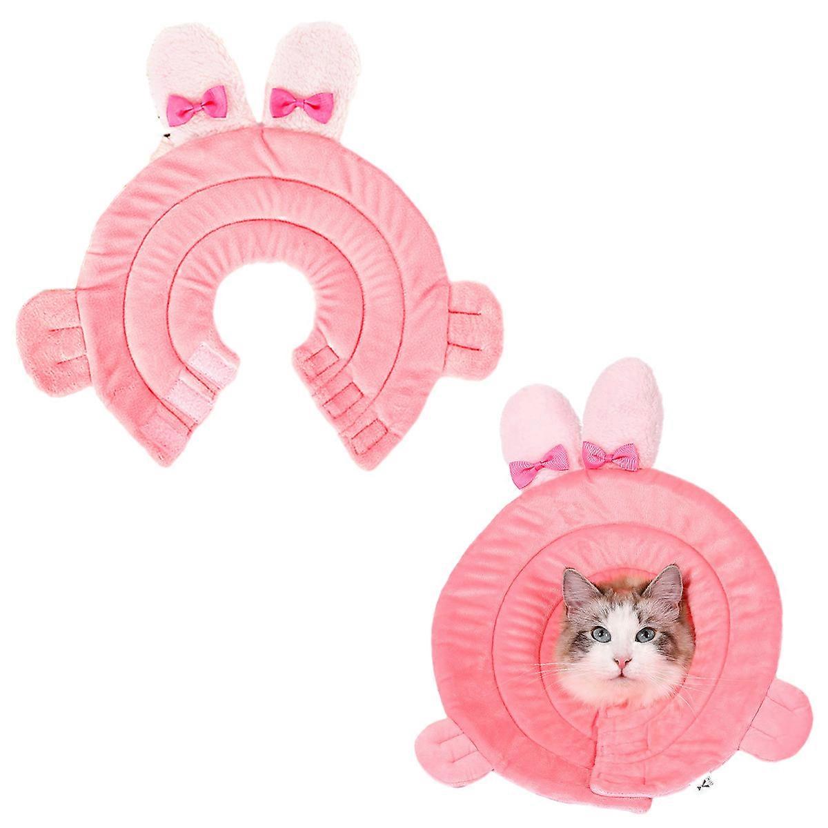 Soft Cat Recovery Collar,Cat Cone Collar Soft, Adjustable Dog Cat Cone,Dog Protective Cone Collar After Surgery,for Cats and Small Dogs