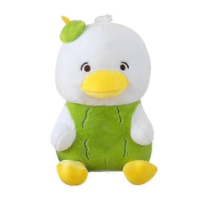 Cute Bitter Melon Duck Plush Toy Throw Pillow Plushies Stuffed Animals Doll Kids Gifts