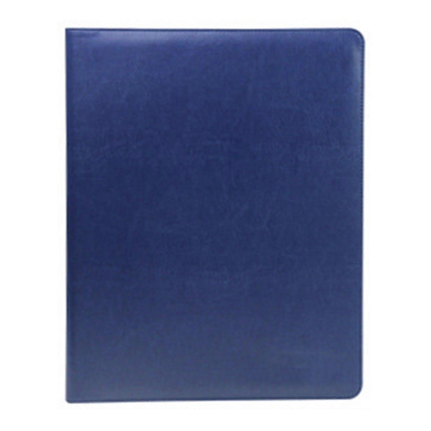 A4 File Folder with Calculator Binder Organizer Manager Office Document Pad PU Leather Folder Brief