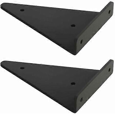 UrbanMingle Floating Metal Triangle Shelf Bracket, Concealed Blind Wall Shelf