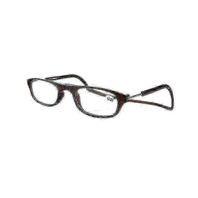 1.0~ 4.0 Hanging Magnetic Reading Eye Glasses Front Snap Click Connect Neck