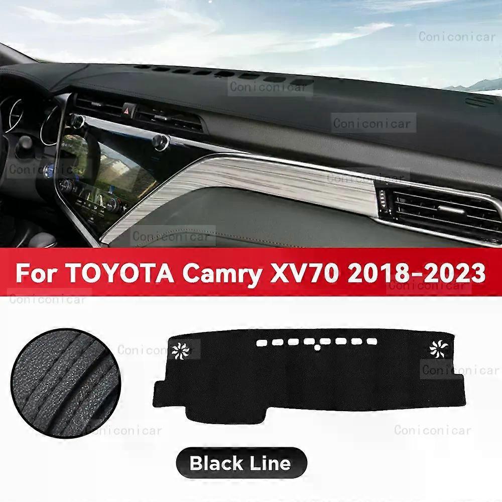 Dashboard Cover Mat Protective Pad For TOYOTA Camry XV70 2018-2023 Car Accessories Dash Board Sunshade Anti-UV Carpet Dashmat